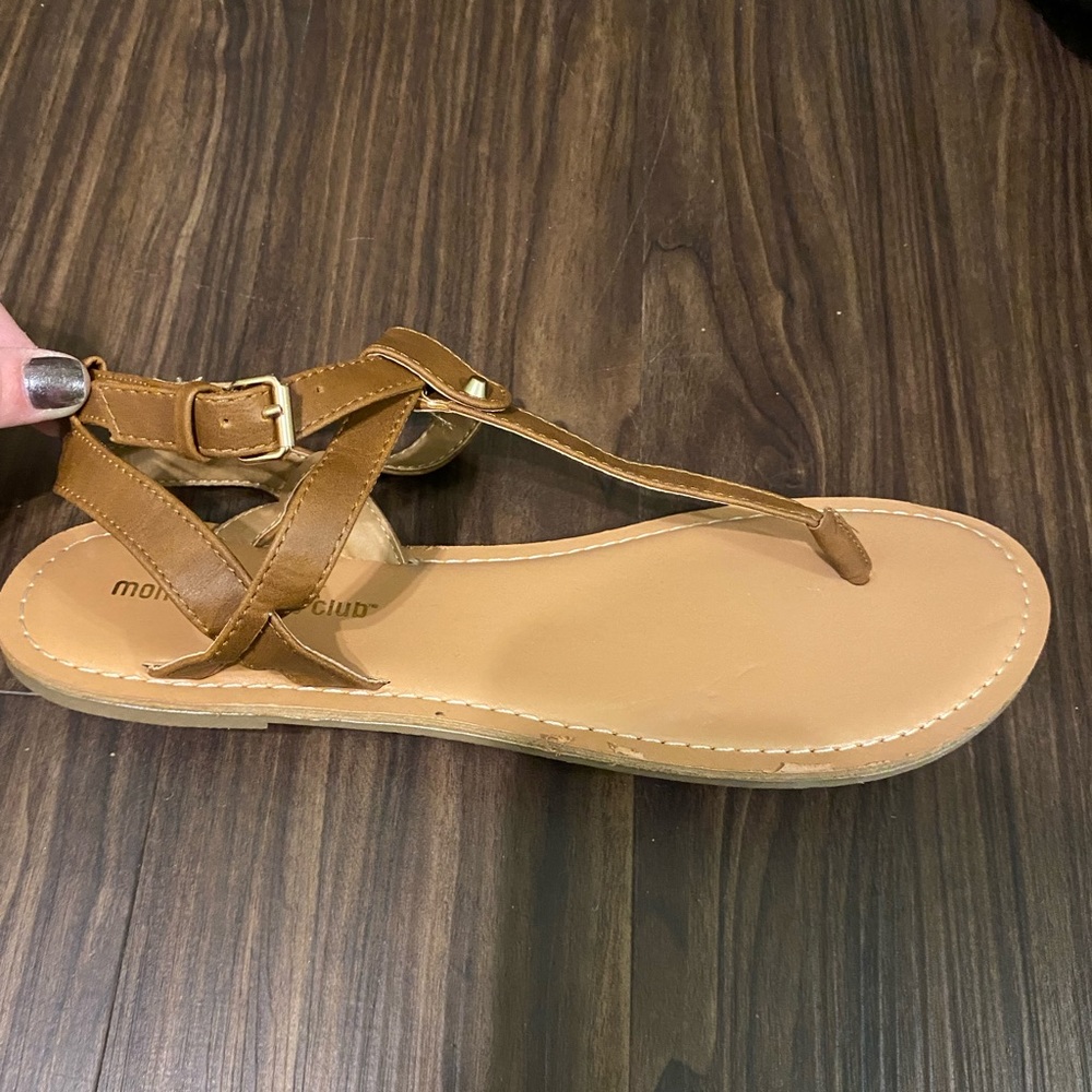 Brown/Tan Sandals NEVER WORN